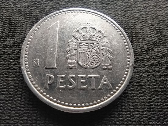 Испания, 1 песета 1985, KM# 821