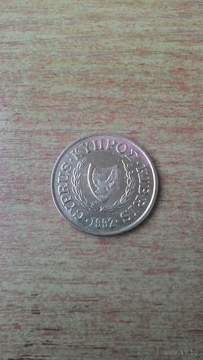 Кипр, 10 центов 1992.