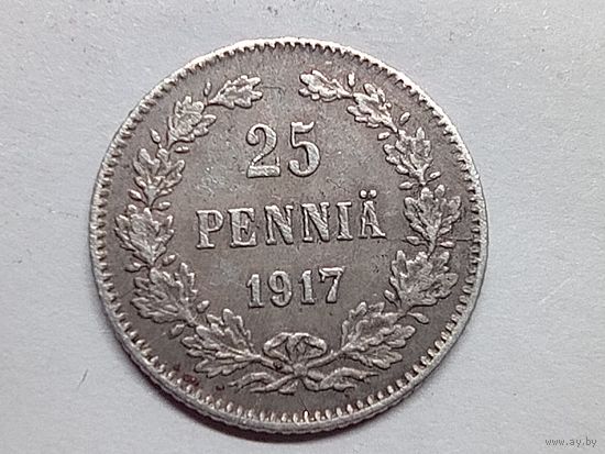25 пенни 1917 год.S.(с коронами)