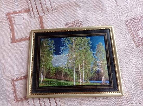 Картина, картинка перламутровая, блестящая