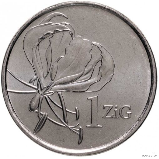 Зимбабве 1 золотой, 2024 UNC