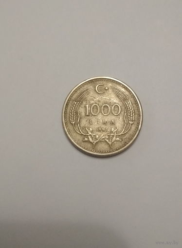 Турция / 1000 лир / 1991 год