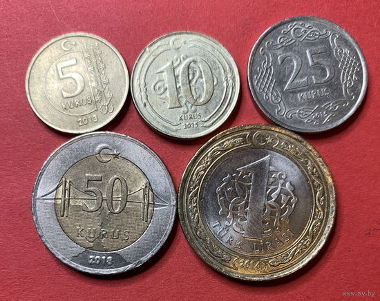 Турция 5 монет