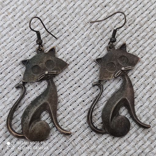 Серьги Котики