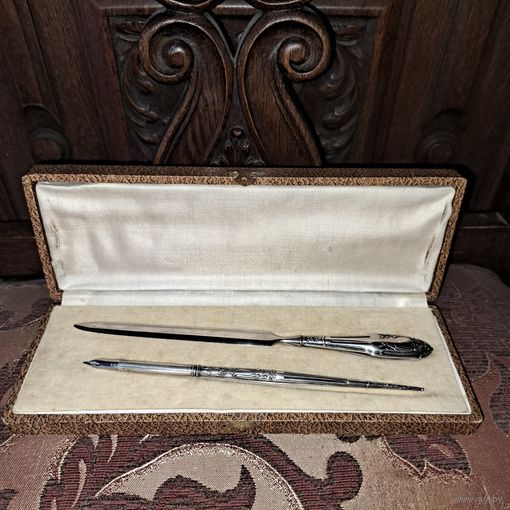 Письменный набор. Серебро .1900 г.