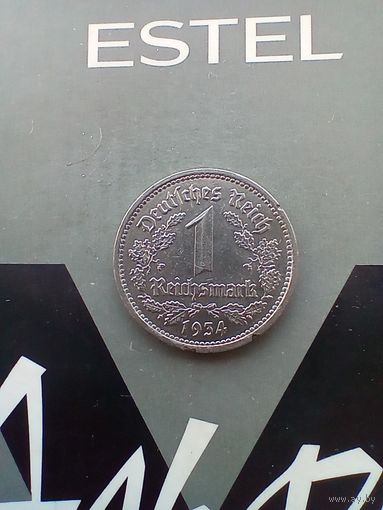 1 марка 1934 года не чстая