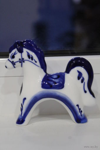 Статуэтка Гжель. Талисманы года "Лошадь"