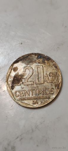 Перу 20 сентимос 2010