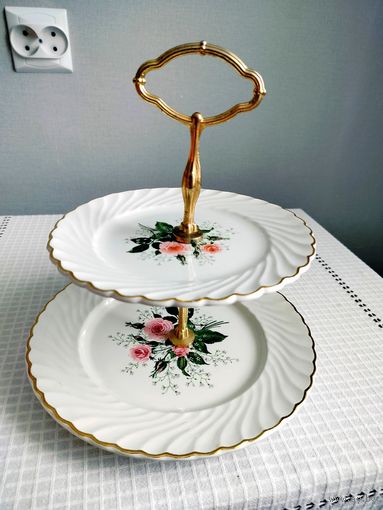 Этажерка горка Luneville Франция Клеймо 1880-1922 г