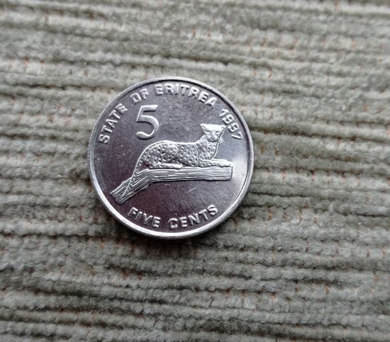 Werty71 Эритрея 5 центов 1997 1991