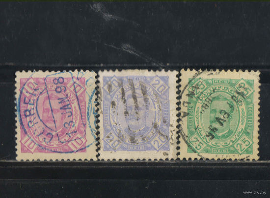 Португалия Колонии Ангола 1894 Карл I Стандарт #27A,29A,30A