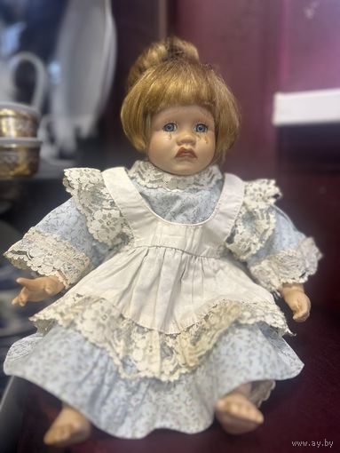 Винтажная фарфоровая кукла, номерная, Европа, много лотов с рубля
