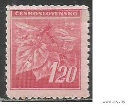 Чехословакия. Веточка липы. Стандарт. 1945г. Mi#430.