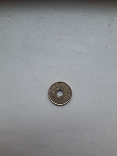 Испания 25 песет 1997