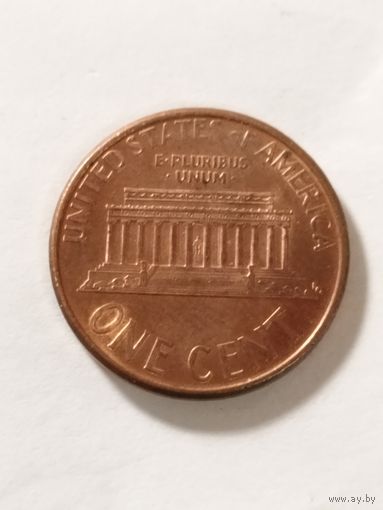 США 1 цент 1995 D