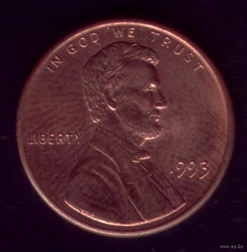 1 цент 1993 год США