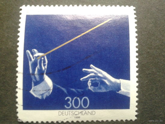 Германия 1998 450 лет Саксонской капелле Михель-3,0 евро гаш