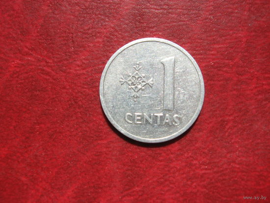 1 цент 1991 год Литва