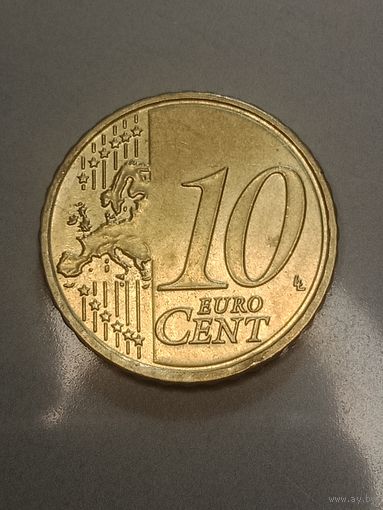 Литва 10 центов  2015 года .