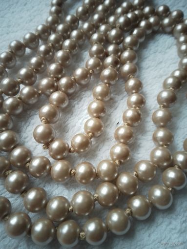Бусы 101 Жемчуг Винтаж Европа