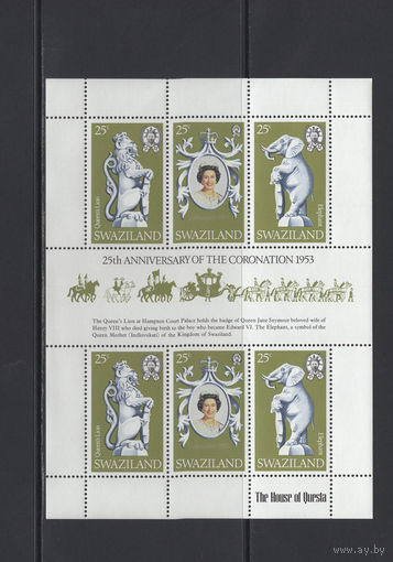 Монархия Свазиленд /Kingdom of Swaziland 1978** Юбилей коронации, Королева Елизавета II