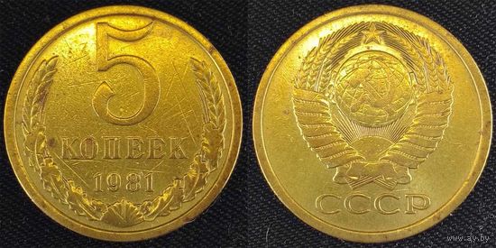 5 копеек 1981 СССР