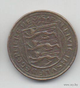 БЕЙЛИВИК ГЕРНСИ. 1 ПЕННИ 1979. ФАУНА. ПТИЦА