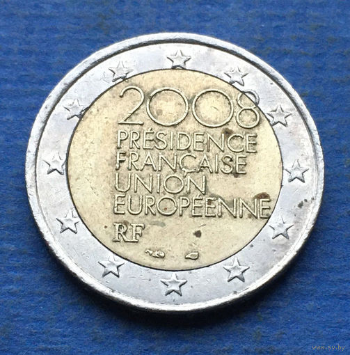 Франция 2 евро 2008 Председательство Франции в Европейском Союзе