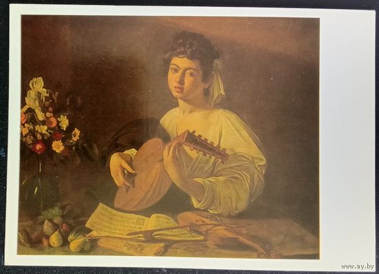 Западноевропейская живопись. Портрет. Микеланджело. Юноша . 1988