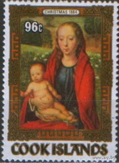 Марка из серии 1984г. Острова Кука "Рождество"