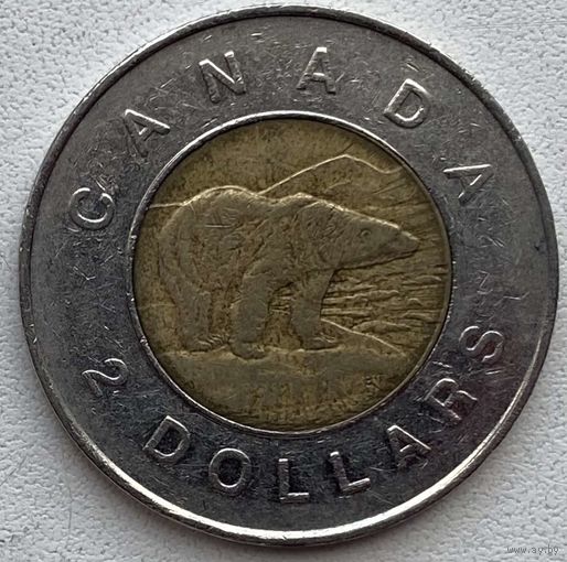Канада 2 доллара 1996 г. Цена за 1 шт.