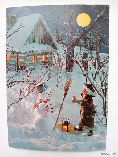 Набор из 3-х открыток. ЧССР. Прага. 1980 год. Рождество