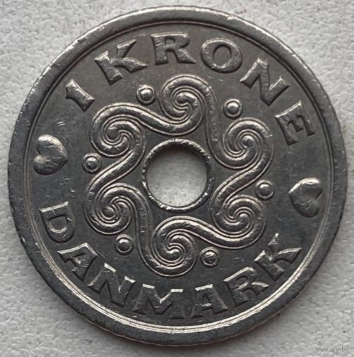 Дания 1 крона 1992 г.