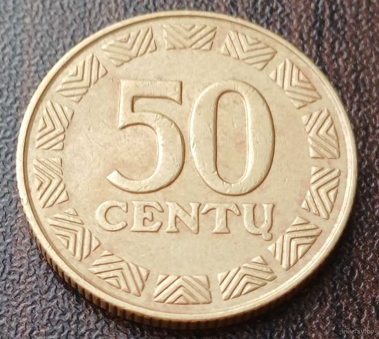 Литва 50 центов, 2000   ( 1-14-3 )