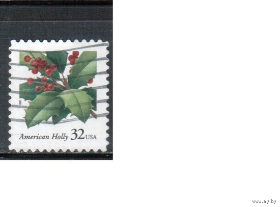 США-1997 (Мих.2902 ВА) , гаш., Стандарт, Флора, Ягоды(одиночка),