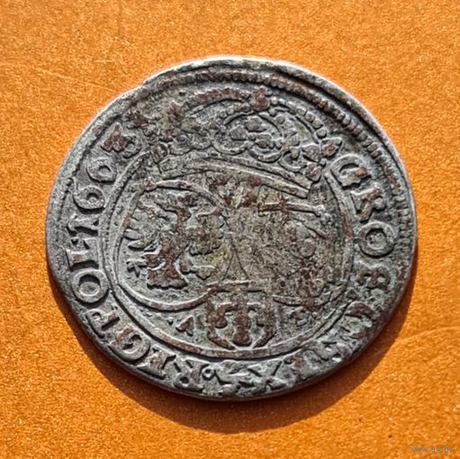 6 грош 1663 год