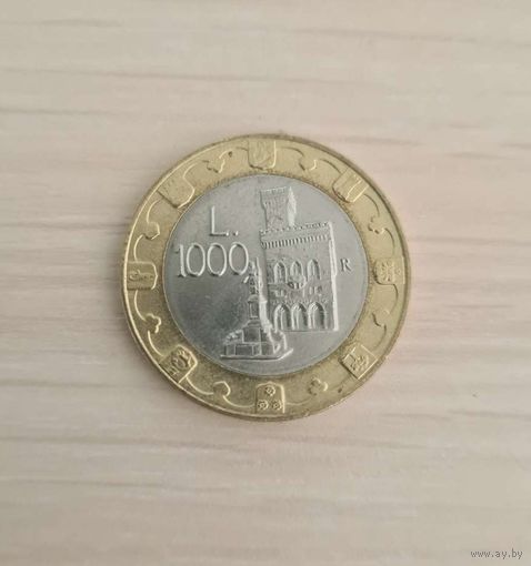 Сан-Марино 1000 лир, 1997 (Repubblica di San Marino L.1000)