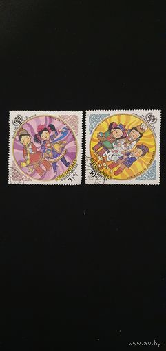 Монголия дети 2шт