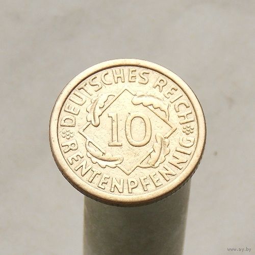 Германия 10 рентенпфеннингов 1924 А
