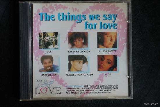 Various – The Things We Say For Love (1991, CD)