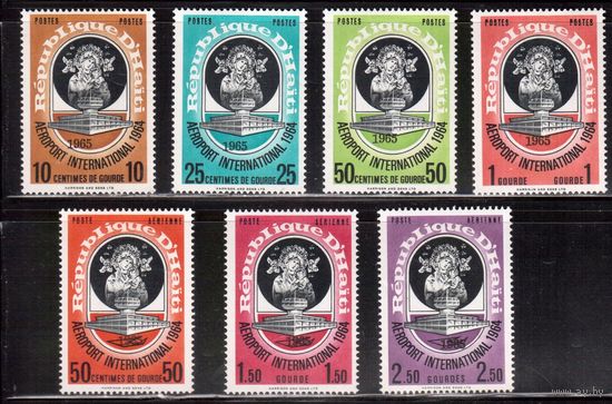 Гаити-1965 (Мих.798-804) ** , Открытие аэропорта, Надп.(полная серия)