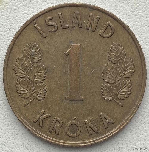 Исландия 1 крона 1970 г.