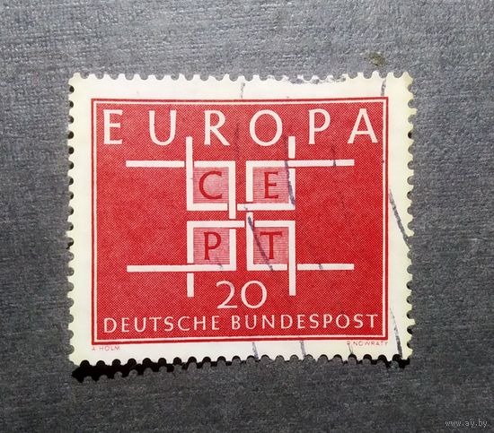 Марка Германия 1963 год Европа СЕРТ