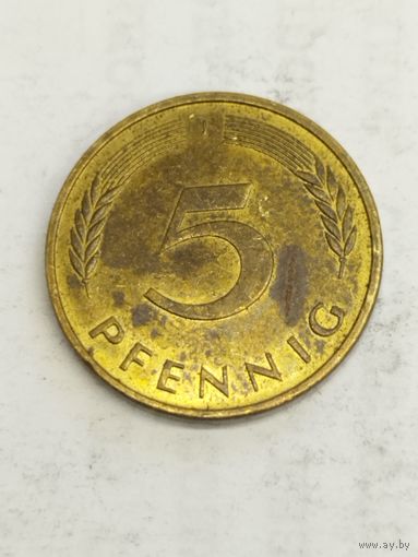 Германия 5 пфенинг 1991 J