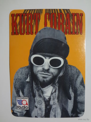 Календарик 1998 г. Курт Кобейн.