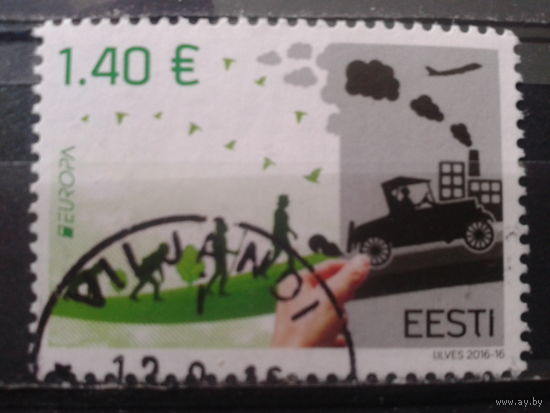 Эстония 2016 Европа, зеленые