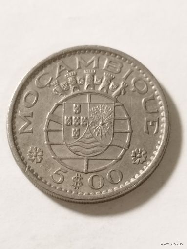 Мозамбик 5 эскудо 1973