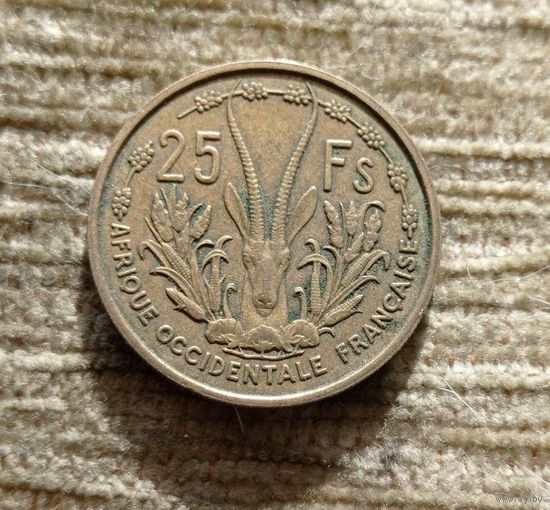 Werty71 Французская Западная Африка 25 франков 1956