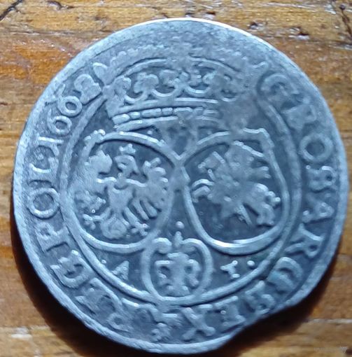 6 грошей 1662 год