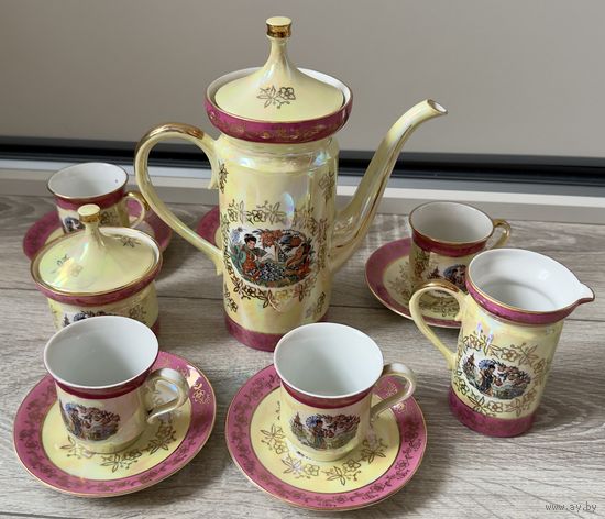 Редкий кофейный сервиз (Гейша) ГДР